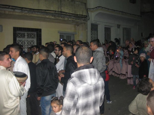 جانب من الاحتفالات بعيد المولد النبوي الشريف في حي مسترخوش