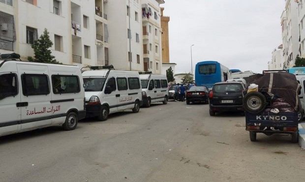 انتشار مكثف للقوات المساعدة
